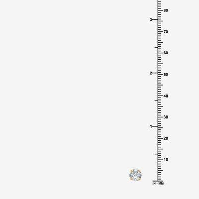(F / SI1-SI2) Ever Star 1 1/2 CT. T.W. Lab Grown White Diamond 14K Gold 4.4mm Single Earring