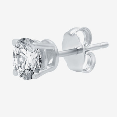 (H-I / I1) Ever Star 1 CT. T.W. Lab Grown White Diamond 10K Gold 6.3mm Single Earring