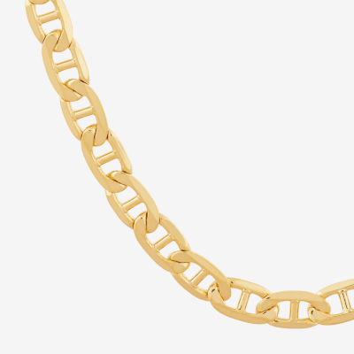 14K Gold 18 Inch Solid Link Chain Necklace