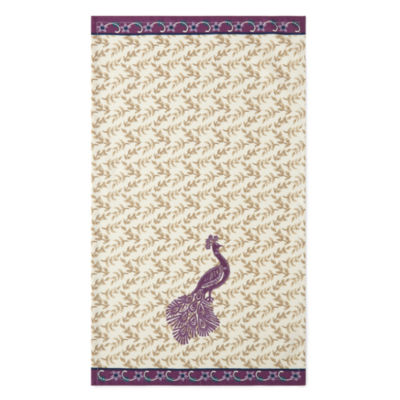 Distant Lands Purple Peacock 2-pc. Kitchen Towel