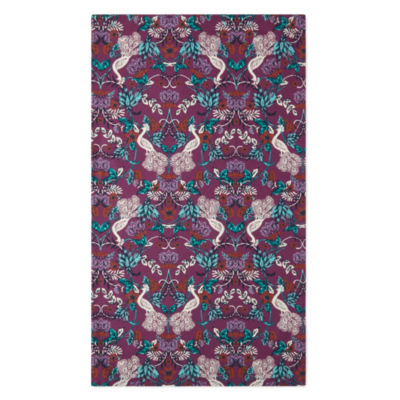 Distant Lands Purple Peacock 2-pc. Kitchen Towel