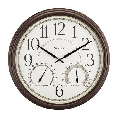 Westclox 20" Indoor/Outdoor Wall Clock