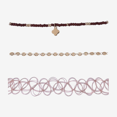 Arizona Womens Clover 12 Inch Choker Necklace