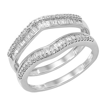 Womens 1/2 CT. T.W. Mined White Diamond 14K White Gold Wedding