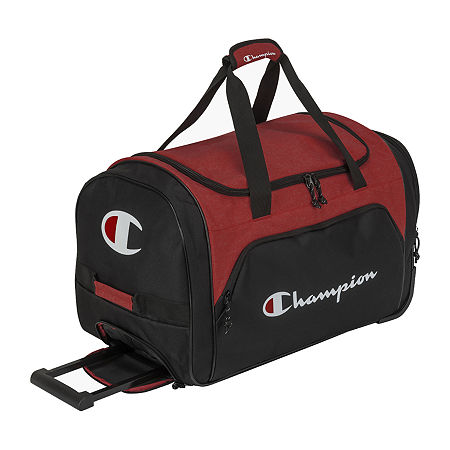 Champion 28 Rolling Duffel Bag, One Size, Red