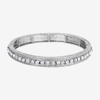 1928 Silver-Tone Stretch Bracelet