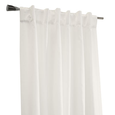 Habitat Mulberry Rod Pocket Back Tab Light-Filtering Single Curtain Panel