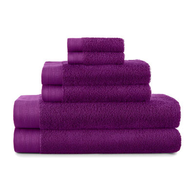 Distant Lands Perfect Color 6PC Bath Towel Set JCPenney