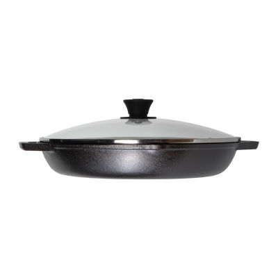 Lodge Cookware Cast Iron 12" Everyday Chef Pan, Color: Black - JCPenney