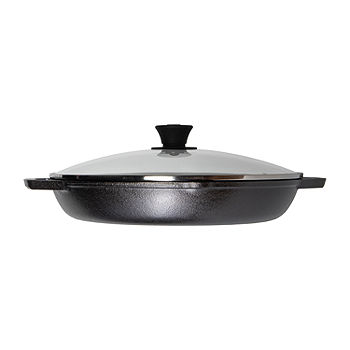 Lodge Cookware Cast Iron 12 Everyday Chef Pan, Color: Black - JCPenney