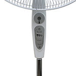 Black+Decker 18-Inch Stand Fan With Remote White
