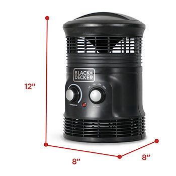 Black+decker Digital Turbo 2-in-1 Heater and Fan Black