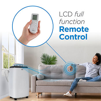 Black+Decker 8000 Btu Portable Air Conditioner With Remote Control White  BPP05WTB, Color: White - JCPenney