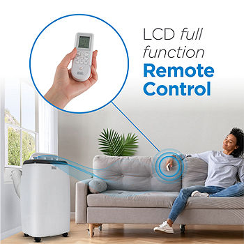 BLACK+DECKER Portable Air Conditioner with Remote Control - White