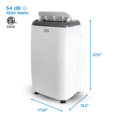 Black+Decker 12000 Btu Portable Air Conditioner With Remote Control White