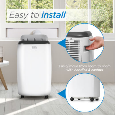 Black+Decker 10,000 BTU SACC/CEC (14,000 BTU ASHRAE) Portable Air Conditioner With Heat and Remote Control