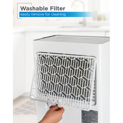 Black+Decker 4500 Sq Ft Dehumidifier With Built-In Drain Pump For Large Spaces Energy Star Digital BD50PMWSA