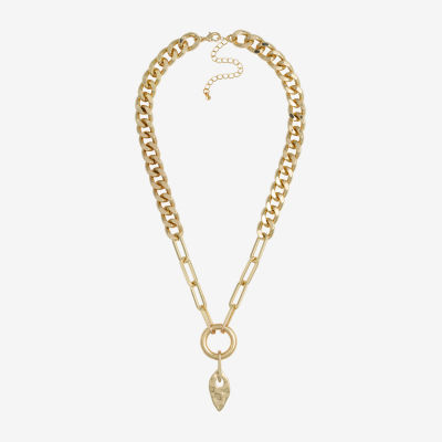 Bold Elements 18 Inch Curb Chain Necklace