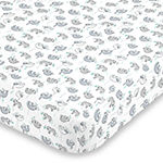 Nojo Super Soft Sloth Animals + Insects Crib Sheet