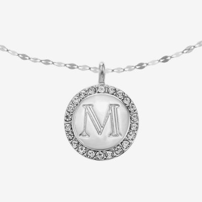 Mixit Silver Tone Pendant Necklace & Stud Earring 2-pc. Round Jewelry Set
