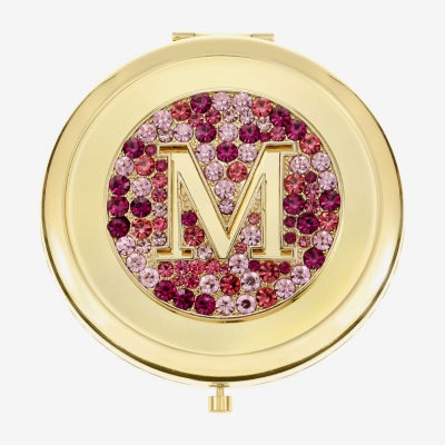 Mixit Gold Tone & Pink Compact Mirror JCPenney