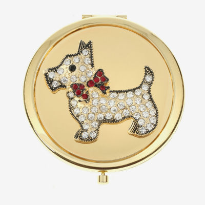 Monet Jewelry Dog Compact Mirror