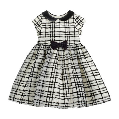 Pastourelle By Pippa & Julie Baby Girls Short Sleeve Cap Sleeve A-Line Dress