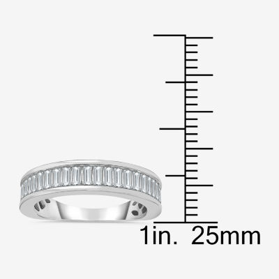 (I / I1) 1 CT. T.W. Lab Grown White Diamond 10K Gold Wedding Band