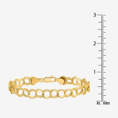 14K Gold Charm Bracelet