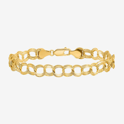 14K Gold Charm Bracelet