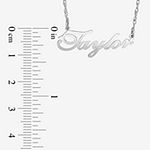 Personalized Sterling Silver Script Name Necklace