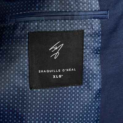 Shaquille O'Neal XLG Mens Big and Tall Stretch Fabric Regular Fit Suit Jacket