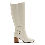 Liz Claiborne Womens Hayland Stacked Heel Riding Boots - JCPenney