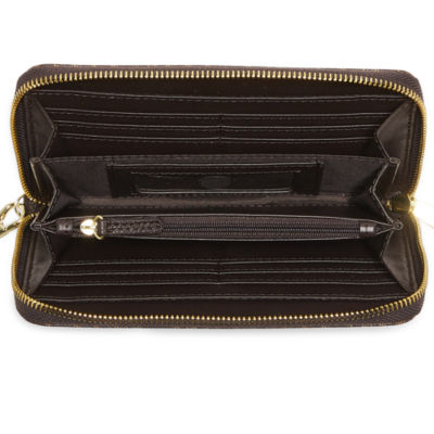 Liz Claiborne Erica Womens Zip Around Wallet