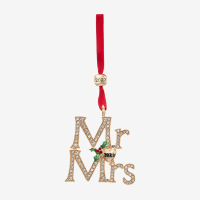 Monet Jewelry Gold Tone Mr And Mrs Christmas Ornament Color Multi Jcpenney