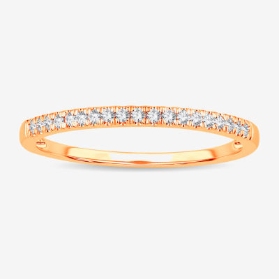 1/ CT. T.W. Natural Diamond 10K Gold Wedding Band