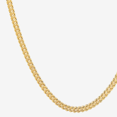 14K Gold Inch Hollow Curb Chain Necklace