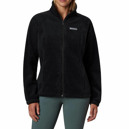 Columbia Benton Springs Womens Fleece Lightweight Jacket, Large, Black