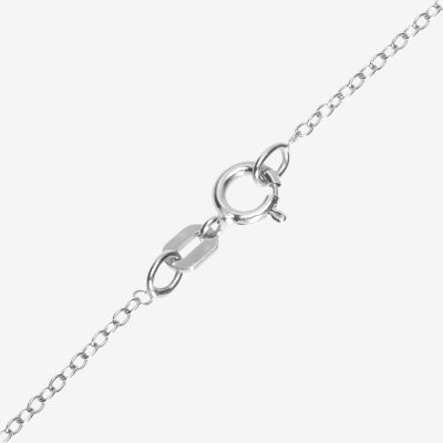 Disney Collection Made in Italy Grogu Girls Sterling Silver 15 Inch Pendant Necklace