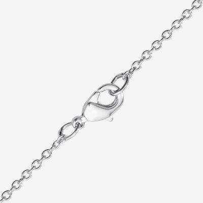 Made in Italy Girls Sterling Silver Pendant Necklace
