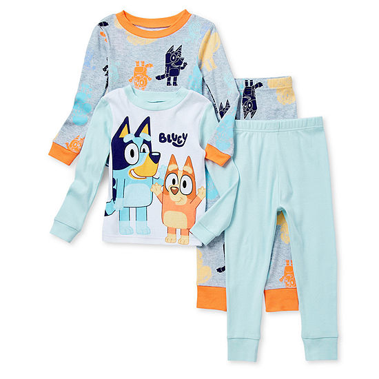 Toddler Boys 4-pc. Bluey Pajama Set, Color: Blue - JCPenney