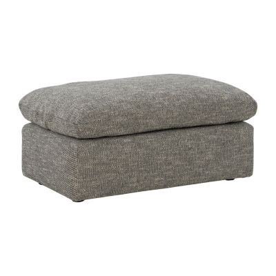 Signature Design by Ashley Dramatic Upholstered Ottoman