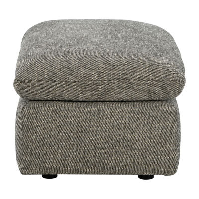 Signature Design by Ashley Dramatic Upholstered Ottoman