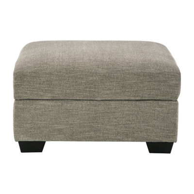 Signature Design by Ashley Creswell Upholstered Storage Ottoman