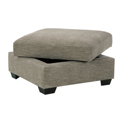 Signature Design by Ashley Creswell Upholstered Storage Ottoman