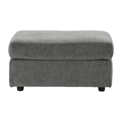 Signature Design by Ashley Stairatt Upholstered Ottoman