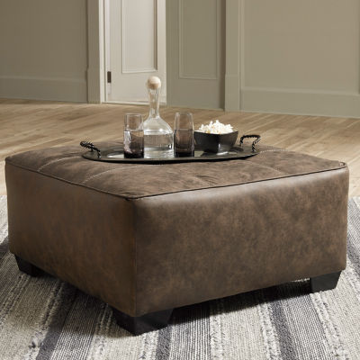 Signature Design by Ashley Abalone Upholstered Ottoman