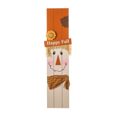 Glitzhome Double Sided Wooden Decor Halloween Indoor Porch Sign