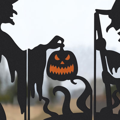 Glitzhome Set Of 5 Halloween Metal Holiday Yard Art