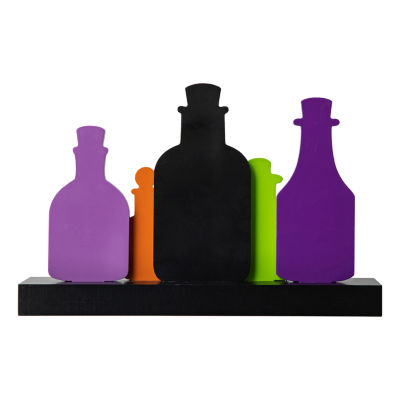 Glitzhome Poison Bottles Halloween Tabletop Decor